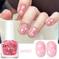LILYCUTE 7ml Dark Red Nail Polish Water-based Colorful Glitter Sequins Air Dry No Need Cure Nail Art Supplies Gorgeous Color