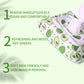Disposable avocado makeup remover wipes-make up remover,Automatic press box,Pack of 80,Makeup remover,Portable bag