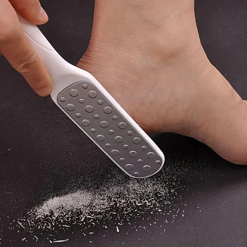 RHBJ 1Pcs Professional Stainless Steel Callus Remover Hand Foot File Scraper Pedicure Tools Dead Skin Remove for Heels Feet Care