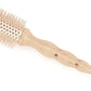New Type Professional Wood Round Curly Combs For Women Hairdressing Massage Brush Salon Barber Aluminum Tube Hair Styling Comb