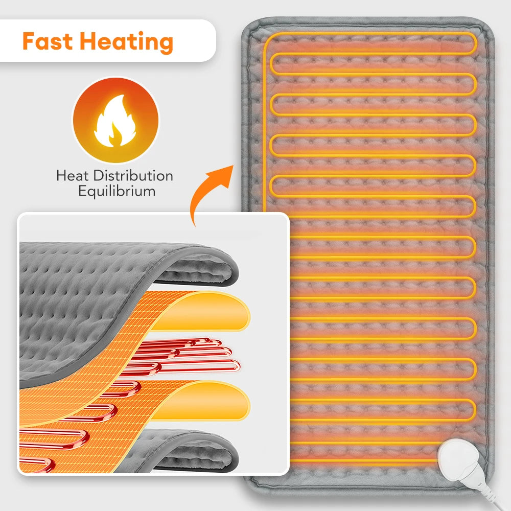 Electric Heating Pad Blanket Thermal Shoulder Abdomen Back Eliminate Fatigue Winter Warmer Home Office Constant Temperature