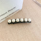 Elegant Acetate Hair Clip Imitation Pearl French Style Barrettes Hairgrip Daily Headwear Women Hair Accessories