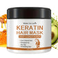 Keratin Hair Mask - Deep Conditioning Treatment for Dry, Damaged Hair - Restores Shine, Strength, and Elasticity