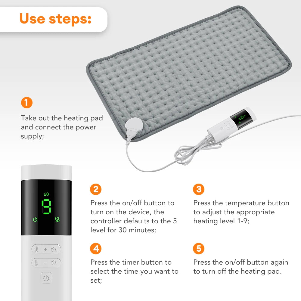 Electric Heating Pad Blanket Thermal Shoulder Abdomen Back Eliminate Fatigue Winter Warmer Home Office Constant Temperature