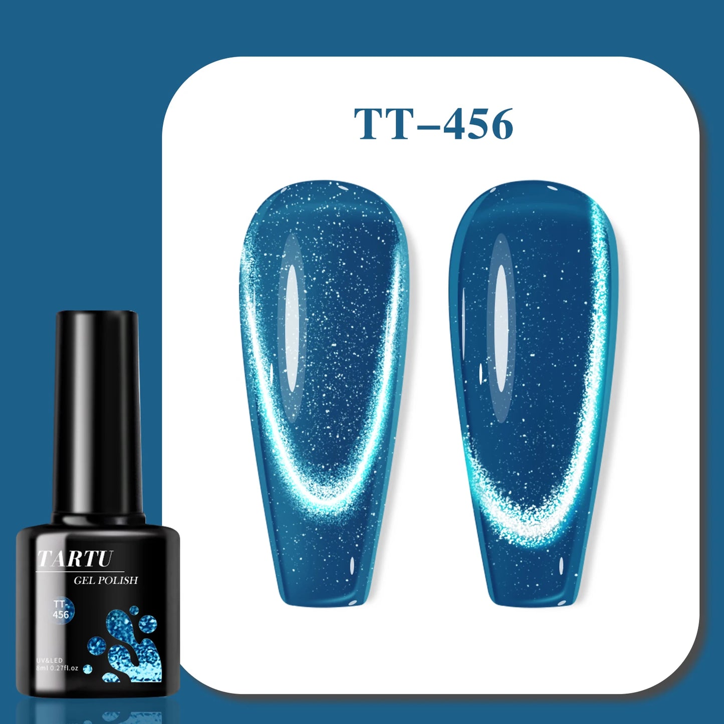 Cat Eye Gel Nail Polish,Red Brown black 8ml Soak Off LED/UV, Holographic Glitter Nail Art,for Home Salon Manicure Gift for Women
