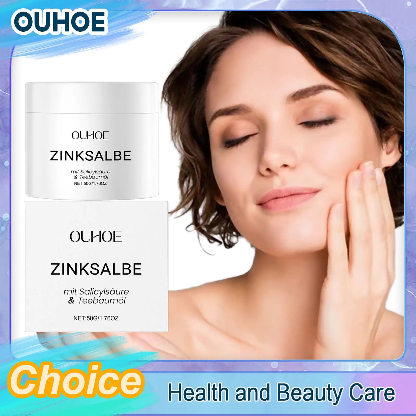 Acne Removal Cream Against Pimples Marks Lighten Shrink Pores Oil Control Whitening Smoothing Nourishing Repairing Zinc Ointment
