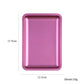 1PC Square Stainless Steel Cosmetic Storage Tray Nail Art Manicure Plate Tweezers Clippers Pens Container False Nails Dish Tools