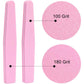 Nail buffer block sponge polished nail file, suitable for acrylic/natural nails, pink