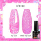 MEET ACROSS 160 Colors 7.3ml Gel Nail Polish Vernis Glitter Sparkly Semi Permanent Soak Off LED UV Gel Varnish Nail Art Manicure