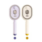 iLMH Electric Spray Hair Brush, Steamy Air Cushion Massage Comb, Self Cleaning Anti Static Detangling Brush for Women Hair