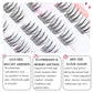 No Glue Needed Idol False Eyelashes Large Capacity 7-9mm Self Adhesive Eyelashes tweezers DIY Lash Extension Cluster Lashes