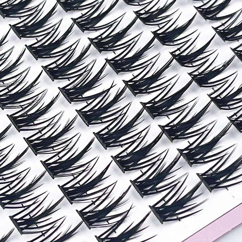 160 Bunches Mink Eyelashes 3D Natural Wispy Russian Volume Individual Eyelash DIY Eyelash Extension Makeup Tool Lashes Wholesale