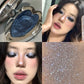 Smoked Green Eyeshadow Metallic Pearlescent Glitter Eye Shadow Chameleon Plate Diamond Brightening Highlight Eye Makeup Cosmetic