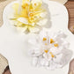 2pcs Boho Style Oversized Faux Flower Hair Clip Set, Elegant Beach Side-Bang Decor Headpieces Claw Clips Hair Claws Hair Barrettes, School Stuff, Pink Hair Clips, Vacation Outfits Woman, Girly, Hair Accessories, Valentines Ac