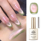 BORN PRETTY Milky Jelly Rubber Base Gel for Gel Nail Polish 15ml Russian Self-leveling Nude Color Soak Off Semi Permanent UV Gel