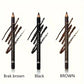2-in-1 Wooden Handle Waterproof Eyeliner & Eyebrow Pencil, Sweatproof Makeup Pen for All Skin Types, Multi-Use Cosmetic Tool