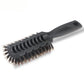 Professional Salon 9-Row Boar Bristle Hair Brush Anti-Static Plastic Quick Dry Styling Comb for Pompadour & Slicked-Back Hairst
