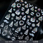 Christmas Nail Stickers Snowflake Nail Art Stickers Metal Silver Self-Adhesive Nail Decals ChristmasTree Winter Manicure Sliders