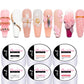 5/15ml Clear Non-Stick Hand Extension Gel Nail Polish 3D Shaping/Sculpting/Carving UV/LED Gel Milky Jelly Hard Gel Manicure DIY