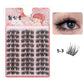 DINGSEN 10 rows Individual Eyelashes Wholesale 10-12mm Cluster Lashes Natural Anime False Kake Eyelashes Extension Makeup
