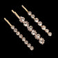 Fashion Bridal Barrettes Clear Crystal Women Hair Ornaments Hair Pins Women Hair Clips Bridal Hair Jewelry Accessories