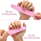 Nail buffer block sponge polished nail file, suitable for acrylic/natural nails, pink