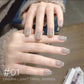 MIANEL 1-12PCS Star-chasing Moon-chasing Gel Nail Polish 2026 Popular Whitening Strobe Sequin Flashing Nail Polish White Nails