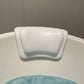 Non-Slip Bathtub Pillow with Silicone Sponge & Waterproof PU Cover – Universal Bath Pillow for Spa, Relaxation, Shower