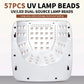 Professional UV LED Nail Lamp 57 LED Light Beads Rechargeable Nail Dryer Quickly Cure All Gel Nail Polish Curing Lamp Tool