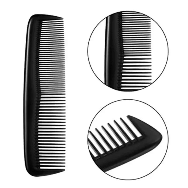 Mini Plastic Comb Small Hair Comb with Thick and Thin Teeth Portable Comb for Hotel Barber Accessories Women Hair Tools