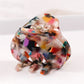 Fashion Rhombus Acetate Hair Claws Colourful Ponytail Hair Accessories Acetic Claw Clips For Women Or Girls