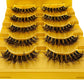 5pairs Mink Eyelashes Invisible Band Lash Extension Natural False Eyelashes Cross Cluster Fairy 3D Faux Big Eye Long Fake Lashes