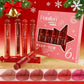 6-Lasting Stick Waterproof Lip Cover - Long Glossy Lipstick with Transparent Surface - Perfect Christmas Gift for Her