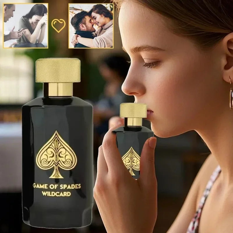 Lasting Floral Pheromones 100ml Jo Milano Paris Game of Spades Wildcard Eau De Parfum Spray for Unisex Original Perfume  Cologne