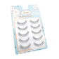 5 Pair False Eyelashes Korean Style U Shape Lashes Natural Soft Full Strip Eyelash Extension DIY Wispy Lash Cosmetic Supplies