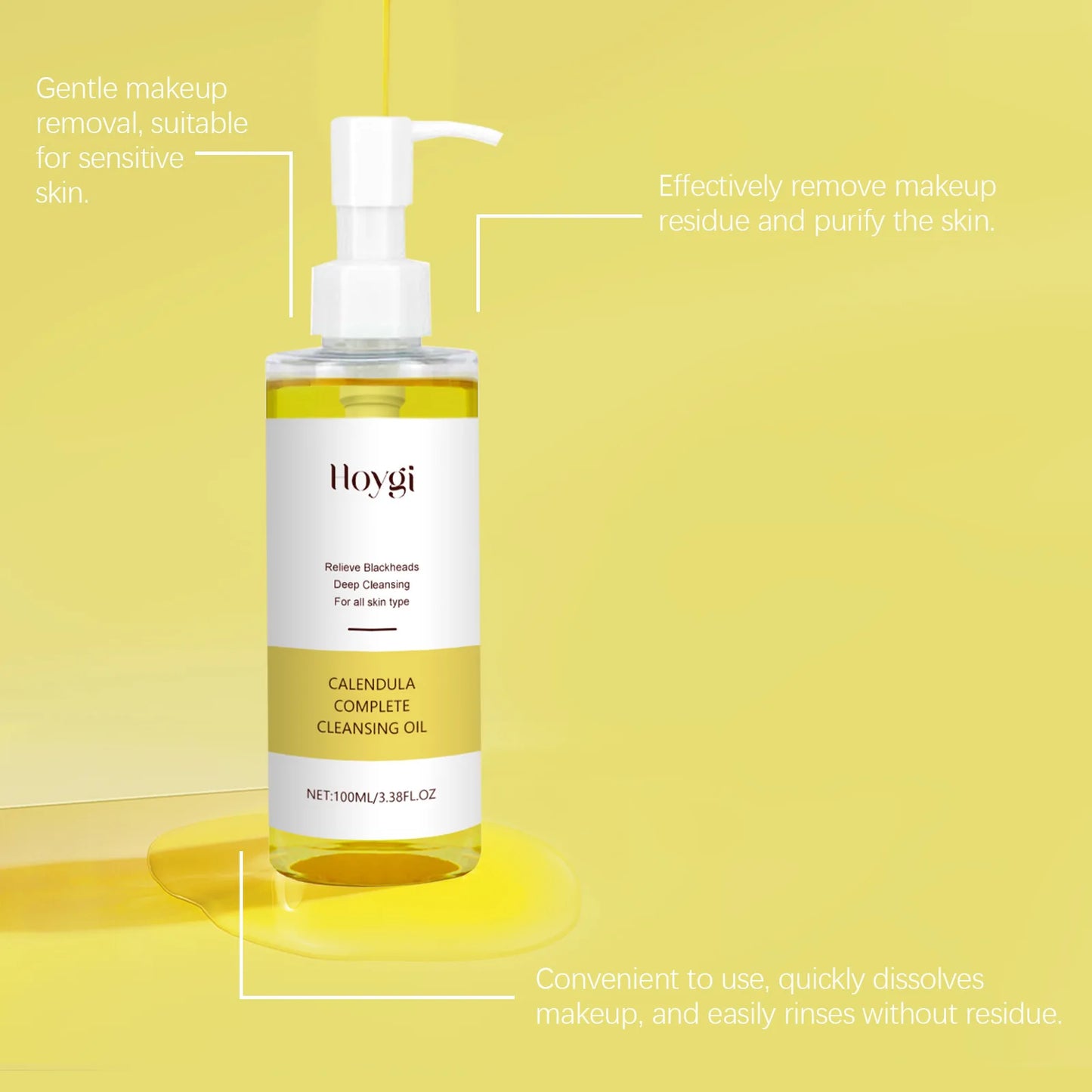 Makeup Remover Oil Instant Makeup Removal Refreshing Non Irritating Clear Cleaning Improve Sensitive Skin Facial Cleanser Oil