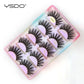 YSDO Eyelashes 3/5 Pairs Natural Long 3D Mink Lashes Fluffy Volume Mink False Eyelashes Cruelty Free Wispy Lashes Makeup Cilios