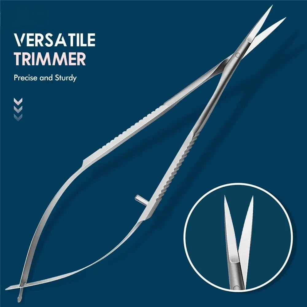 Dovetail Scissors Beauty Nail Nail Removal Dead Skin Nail Barbs Curved StainlessSteel Spring Dead Skin Scissors Beauty Tools