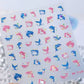 Magical Blow Bubbles Goldfish Bunny Rabbit Cat Kitten Shape Shiny Dreamy Bubbles 5D Nail Art Decorations Sticker Manicure Decal