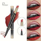 2 in 1 Lipstick and Lip Liner Pen, Matte Waterproof Long Lasting Lip Makeup Tool, Non-Fading Smooth Velvet Finish
