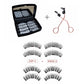 3D Magnetic Eyelashes Natural Soft Reusable Easy To Wear Eyelash Extension Beauty Makeup Tool faux mink false eyelashes & mirror