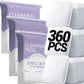 100/600Pcs Disposable Makeup Removal Cotton Pads for Facial Cleaning Wet Application Portable Double-sided Cosmetic Cotton Pads
