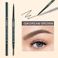 Eyebrow Pencil, Double-Ended, Long-Lasting And Waterproof, Suitable For All Eyebrow Shapes, With Smooth And Natural Effect