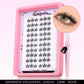 GROINNEYA Natural Cluster Lashes C Curl Manga Lashes Soft Cross Wispy Individual Cluster Anime Eyelashes Extension Eye Makeup