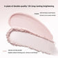 LITTLE ONDINE Peach Highlighter Cream Makeup Bronzers Powder Texture Duo Color Matte Face Brightener Palette