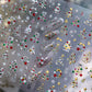 Christmas Nail Stickers Luxury Crystal Diamond Cartoon Bear Tree Apple Back Glue Nail Art Stickers DIY New 3D Nails Decorations