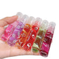 6 Colors Roll-on Fruit Essence Lip Balm Lip Oil Lip Moisturizing Mirror Primer Lip Lipstick Hydrating random Gloss Transparent