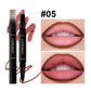 HANDAIYAN 2 in 1 Double-end Matte Lipstick Pencil Lipliner Waterproof Long Lasting Matte Lip Liner Pen 6 Colors Lipsticks Makeup