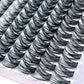 1 Box/120 Clusters Mink Eyelashes 8-14mm Individual Lashes Natural Look D Curl Fluffy Cluster Lashes DIY Eyelash Extension Tools