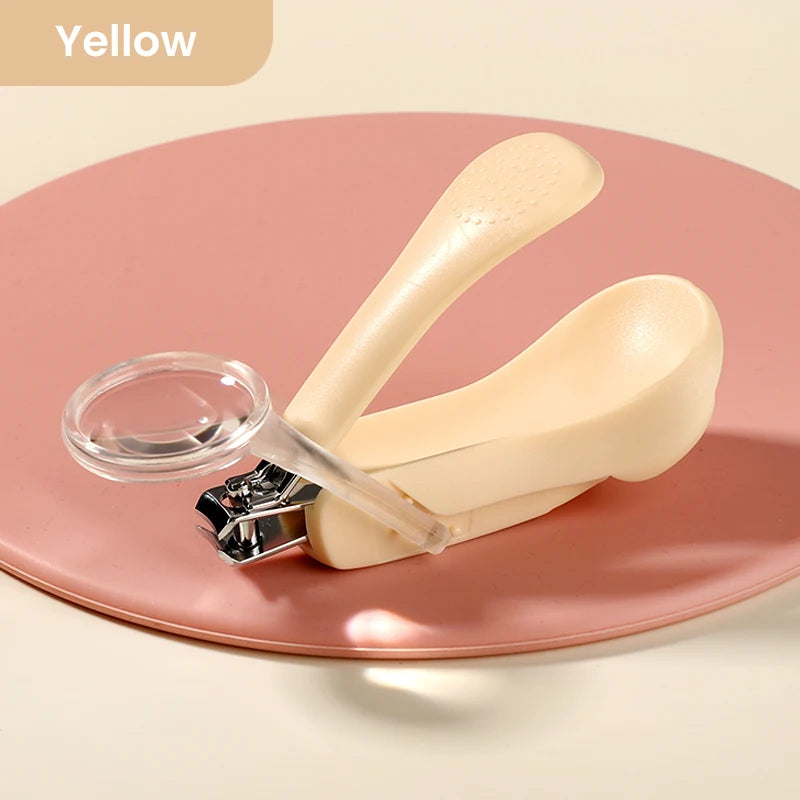 Infant Baby Nail Cutting Clippers Tools Children Kids Magnifier Glass Finger Nail Cutter